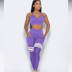 Bombshell sportswear royal purple leggings
